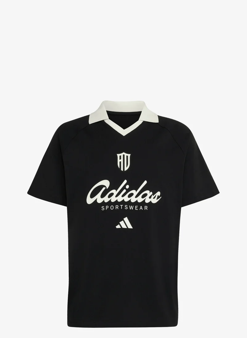Adidas LUX TIRO SCRIPT GRAPHIC POLO T-SHIRT
