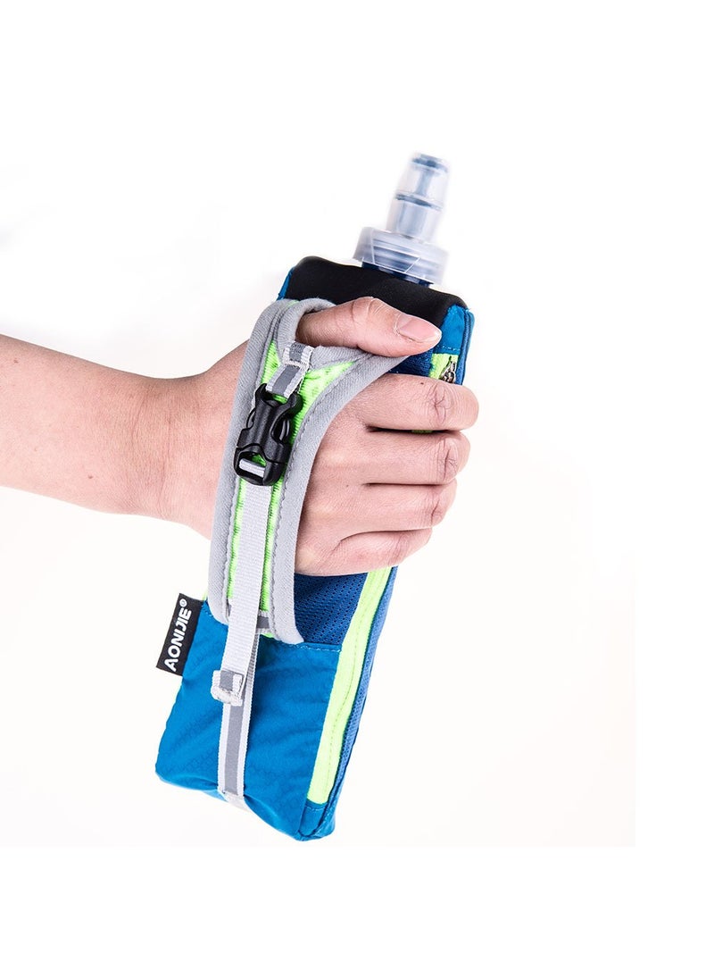 AONIJIE Aonijie Quick Grip Handheld Water Bottle for Running, Hand Strap Hydration Pack with 500ml Handheld Soft Flask Water Bottle (Black)  - Image 5