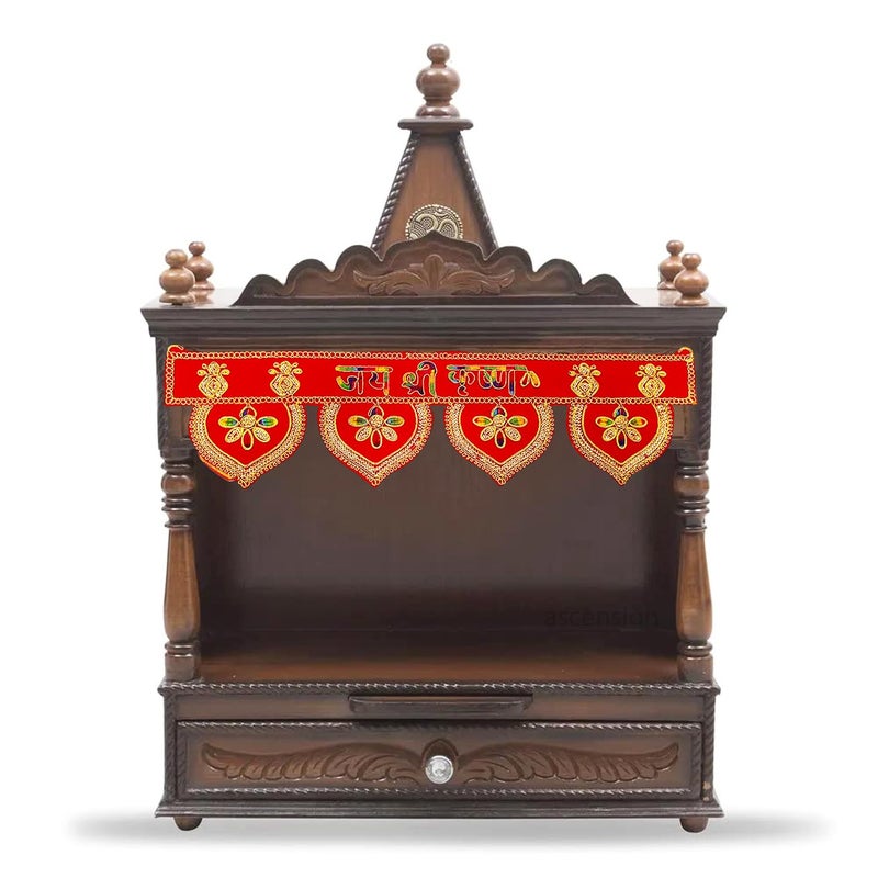 Ascension Designer Traditional Art Handmade Temple Toran Door Hanging toran bandarwal Door Bandarwal Mandir Toran Door Bandarwal Toran for Home Decoration - Image 1