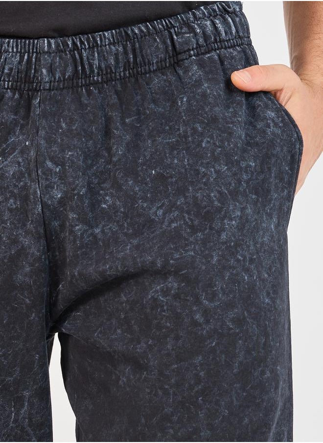 Styli Acid Wash Relaxed Fit Open Hem Joggers  - Image 3