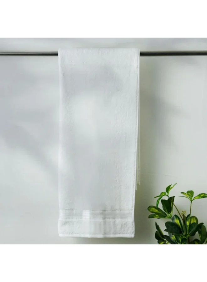 DANUBE HOME Ecotwist Bath Towel Super Soft, Absorbent, And Eco - Friendly Towel Luxurious Bathing Experience for Home, Spa, And Bathroom Sustaible, Quick - Dry, Premium Quality 70x140 Cm White