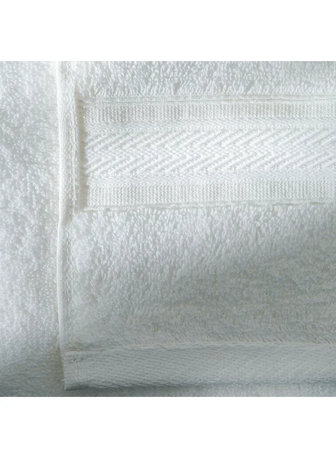 DANUBE HOME Ecotwist Bath Towel Super Soft, Absorbent, And Eco - Friendly Towel Luxurious Bathing Experience for Home, Spa, And Bathroom Sustaible, Quick - Dry, Premium Quality 70x140 Cm White