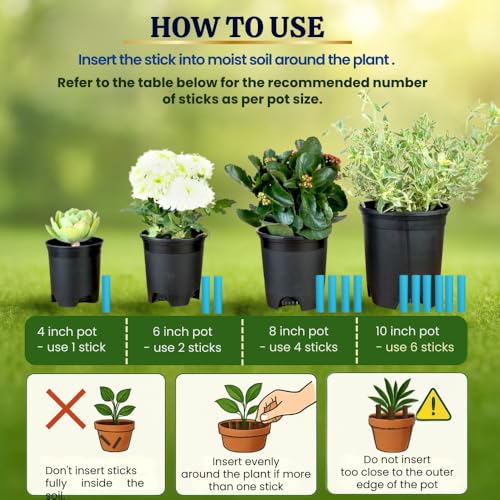 Utkarsh Plant Food Bloom Sticks for Flowers - Pack of 15 Sticks | Natural & Organic Nutrition for Indoor & Outdoor Home Garden Flowering Plants | Multi-Purpose Natural Plant Growth Booster - Image 4