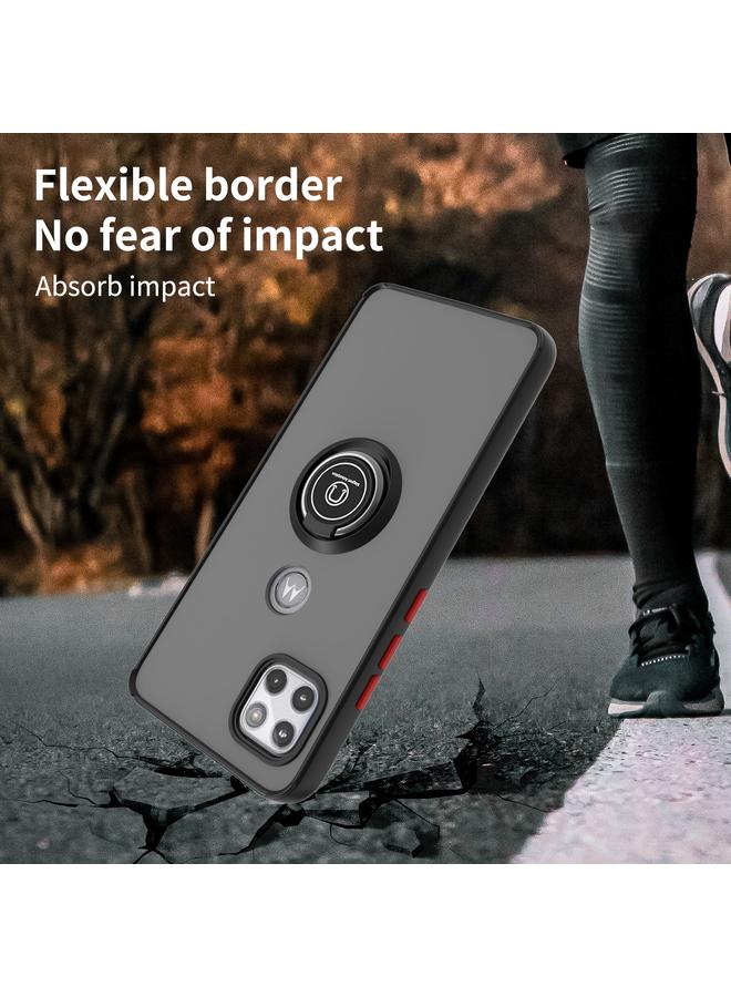 erorex Case For Motorola One 5G Ace Q Shadow 1 Series TPU + PC Phone Case with Ring - Image 4