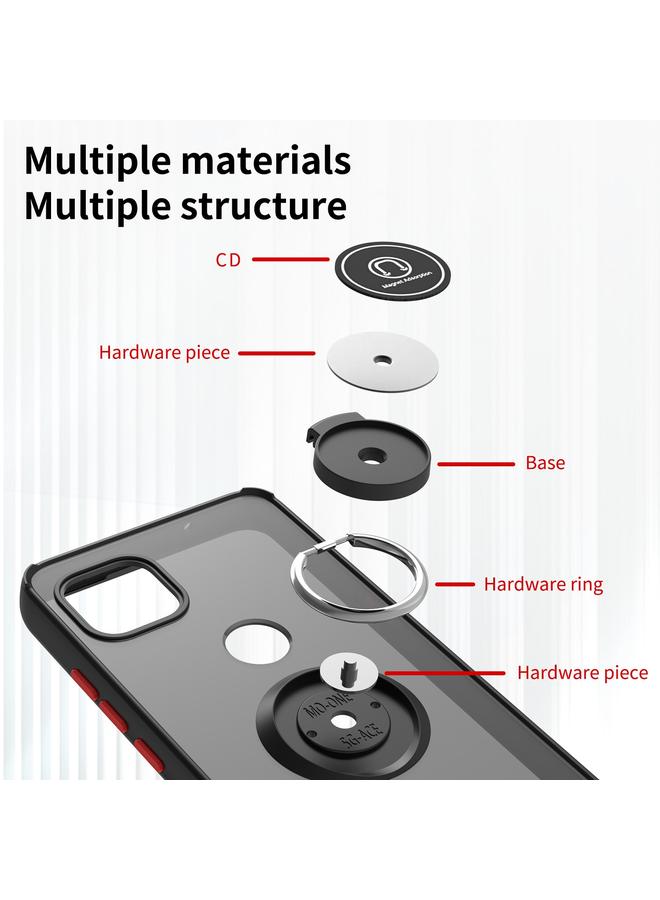 erorex Case For Motorola One 5G Ace Q Shadow 1 Series TPU + PC Phone Case with Ring - Image 2