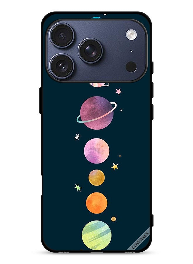 Covernex Apple iPhone 17 Pro Protective Case Cover Planets In Row - Image 1
