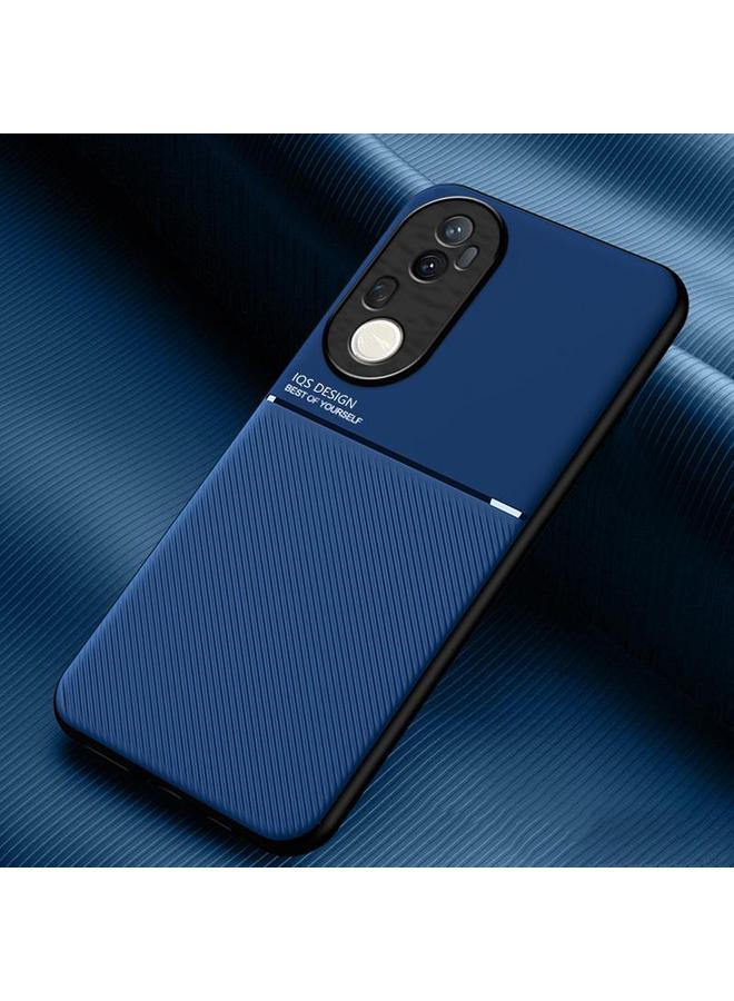 إيروريكس جراب هاتف كلاسيكي من مادة TPU الهجينة المغناطيسية لهاتف Vivo S20 Pro (أزرق)