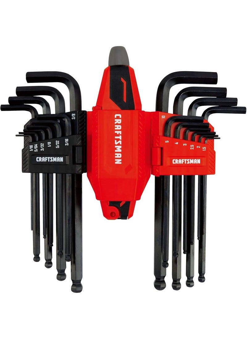 CRAFTSMAN CRAFTSMAN Universal LtoT Allen Wrench Hex Key Set 20 Piece CMHT26028  - Image 1