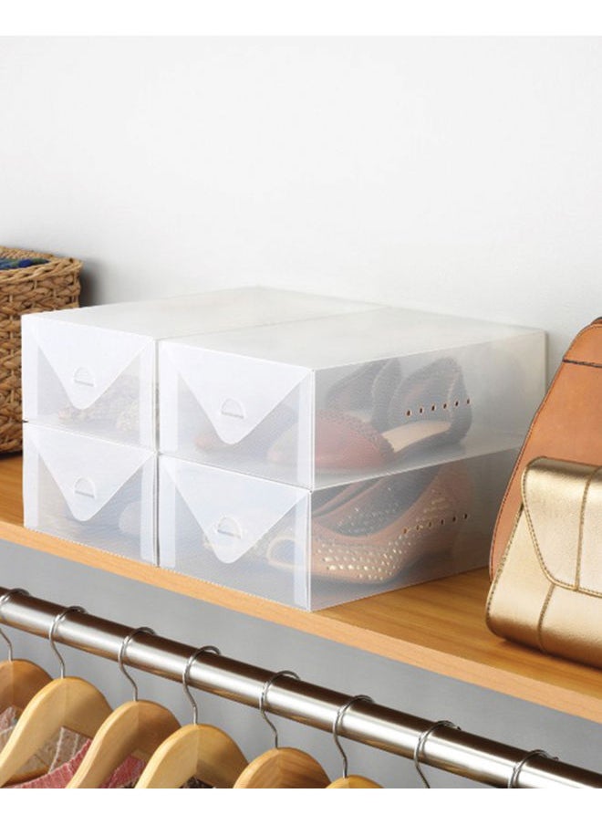 Whitmor Clear Women's Shoe Boxes :  Shoe organizer, Stackable shoe boxes, Plastic  shoe containers, Closet accessory