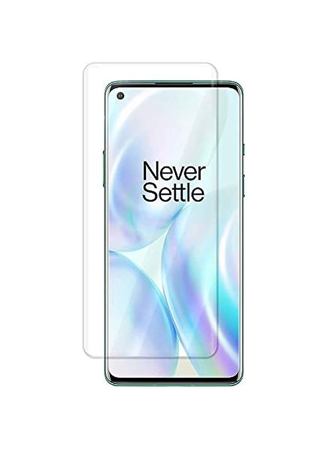 Oneplus 8 Pro Screen Protector, Oneplus UV Tempered Glass [Exclusive Solution for Ultrasonic Fingerprint][Full Adhesive] [Fingerprint Sensor Compatible][Easy Install Kit] for Oneplus 8 Pro