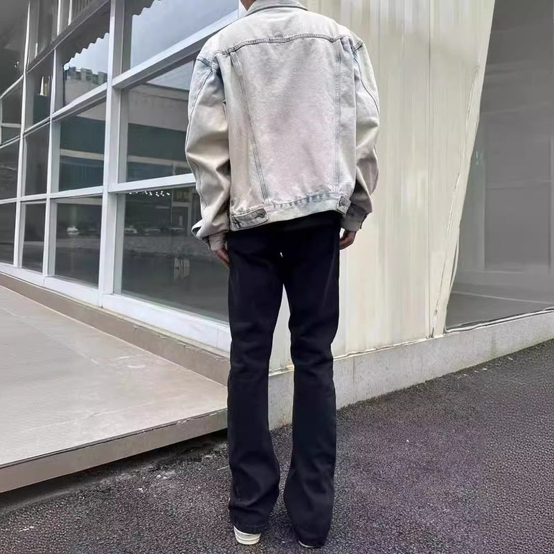 Unisex Classic Denim Jeans Loose Fit Daily Outdoor Wear - Image 5