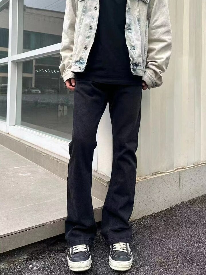 Unisex Classic Denim Jeans Loose Fit Daily Outdoor Wear - Image 1
