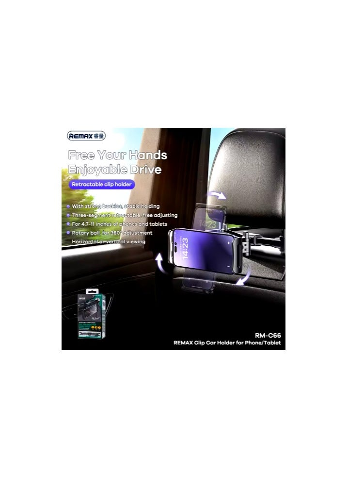 REMAX - REMAX RM-C66 Car Mobile Phone Tablet Holder - Image 1