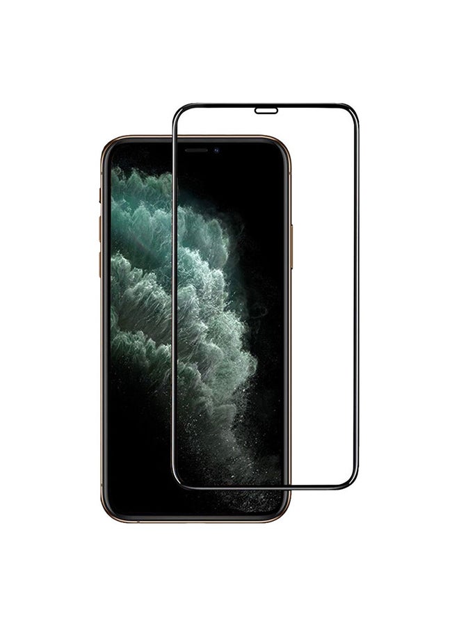 MARGOUN 2-Pack for iPhone 11 Pro Max Screen Protector Ceramic Film Anti Scratch Shatterproof Glass 12D Edge to Edge Full Coverage Clear/Black - Image 2