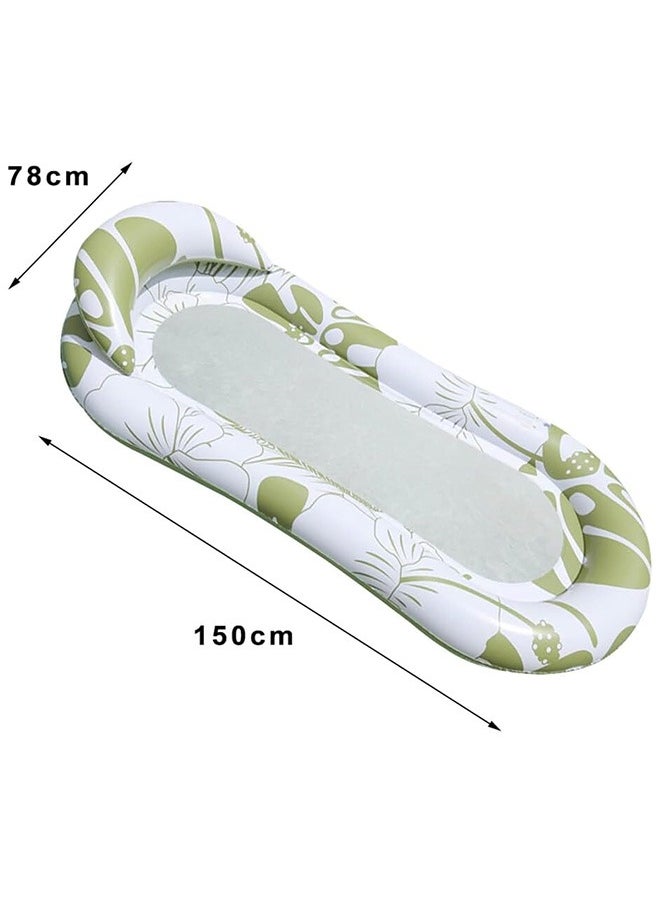 Adventure Lab - Floating Pool Lounge – Inflatable Water Lounge, Pool Float Mattress with Mesh, Comfortable Floating Raft for Adults & Kids - Image 1