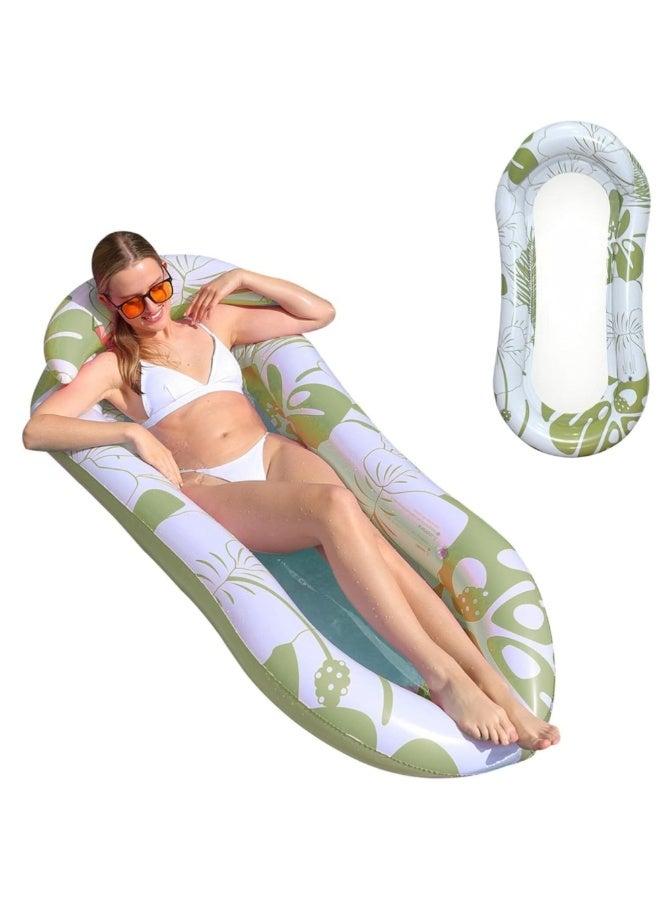Adventure Lab Floating Pool Lounge – Inflatable Water Lounge, Pool Float Mattress with Mesh, Comfortable Floating Raft for Adults & Kids, Perfect for Swimming Pools, Beach & Summer Relaxation - Image 1