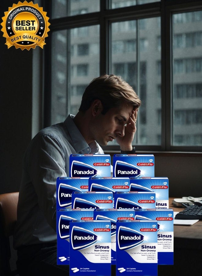 Panadol 12 Pieces Panadol Cold & Flu Sinus 24 Caplets - Image 1