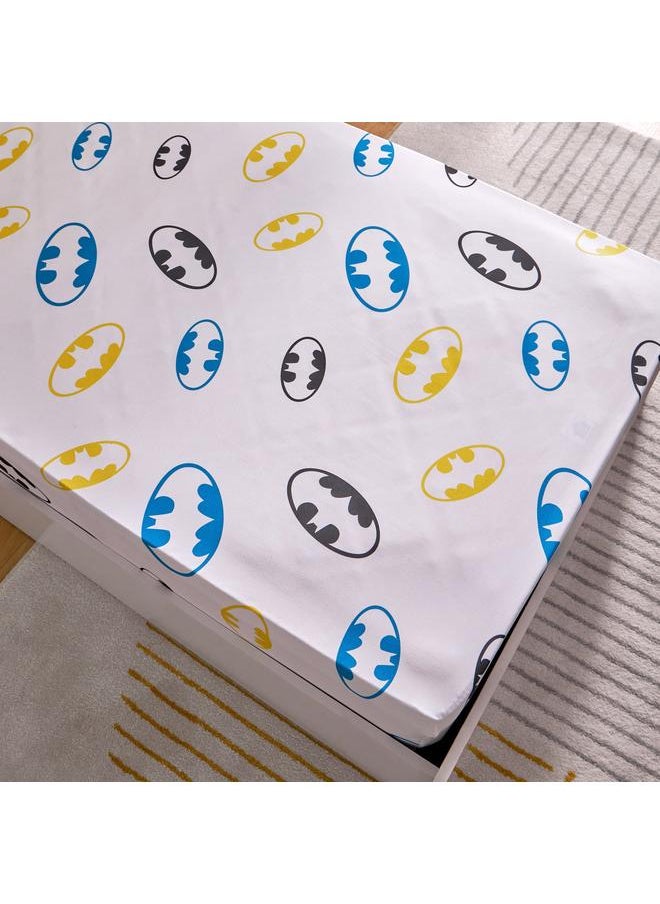 Batman Single Fitted Sheet 90X200 Plus 25 Cm  - Image 3