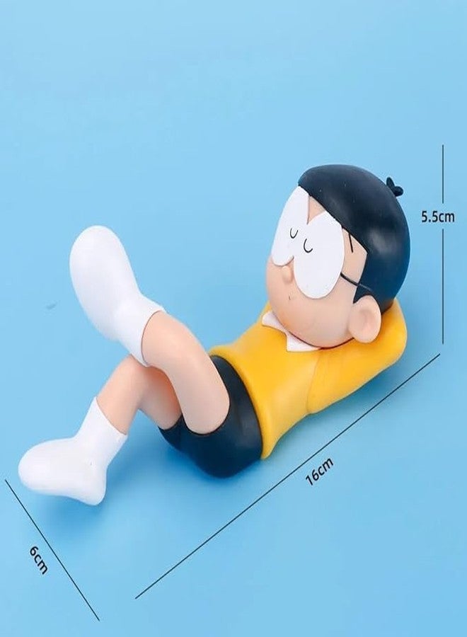YOURKARTS.COM Nobita Chilling Figurine - Cute Cartoon Model for Office Desk, Home Shelf & Car Dashboard Display | Collectible Anime Gift | car Accessories 2025 - Image 3