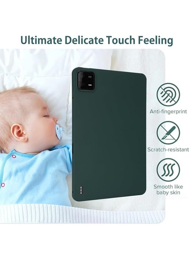 general Compatible with Xiaomi Pad 6/6 Pro 11 inch 2023 Case Liquid Silicone, Soft Smooth Touch Mi Pad 6/6 Pro Tablet Case Silicone Shockproof Thin Cover - Image 2