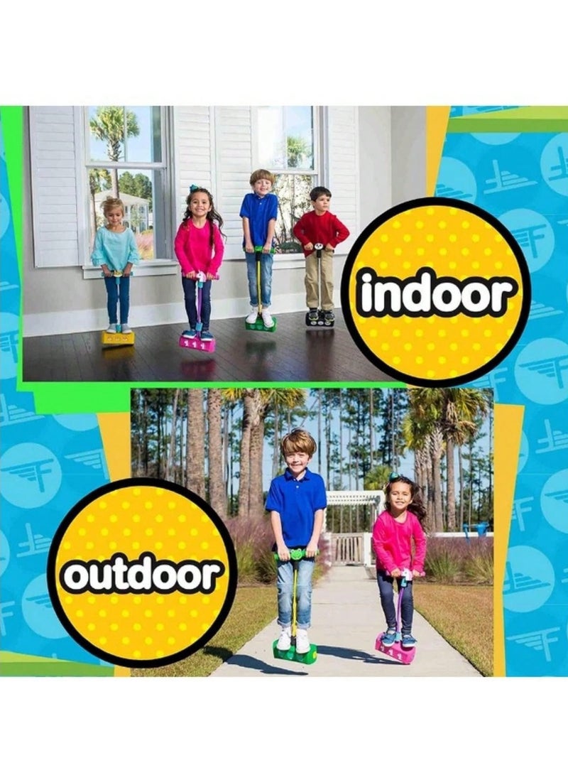 Foam Pogo Jumper for Kids – Fun & Safe Jumping Toy with Squeaky Sound, Enhances Balance & Coordination, Soft Foam Base for Indoor & Outdoor Play, Ideal for Fitness, Sensory Training & Active Fun, Perfect Gift for Birthdays, Christmas & Holidays (Ages 3+)
