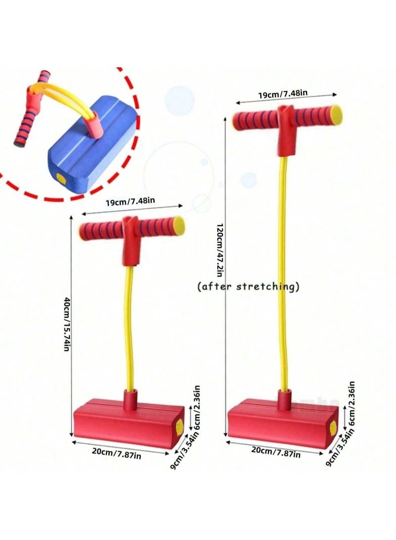 Foam Pogo Jumper for Kids – Fun & Safe Jumping Toy with Squeaky Sound, Enhances Balance & Coordination, Soft Foam Base for Indoor & Outdoor Play, Ideal for Fitness, Sensory Training & Active Fun, Perfect Gift for Birthdays, Christmas & Holidays (Ages 3+)