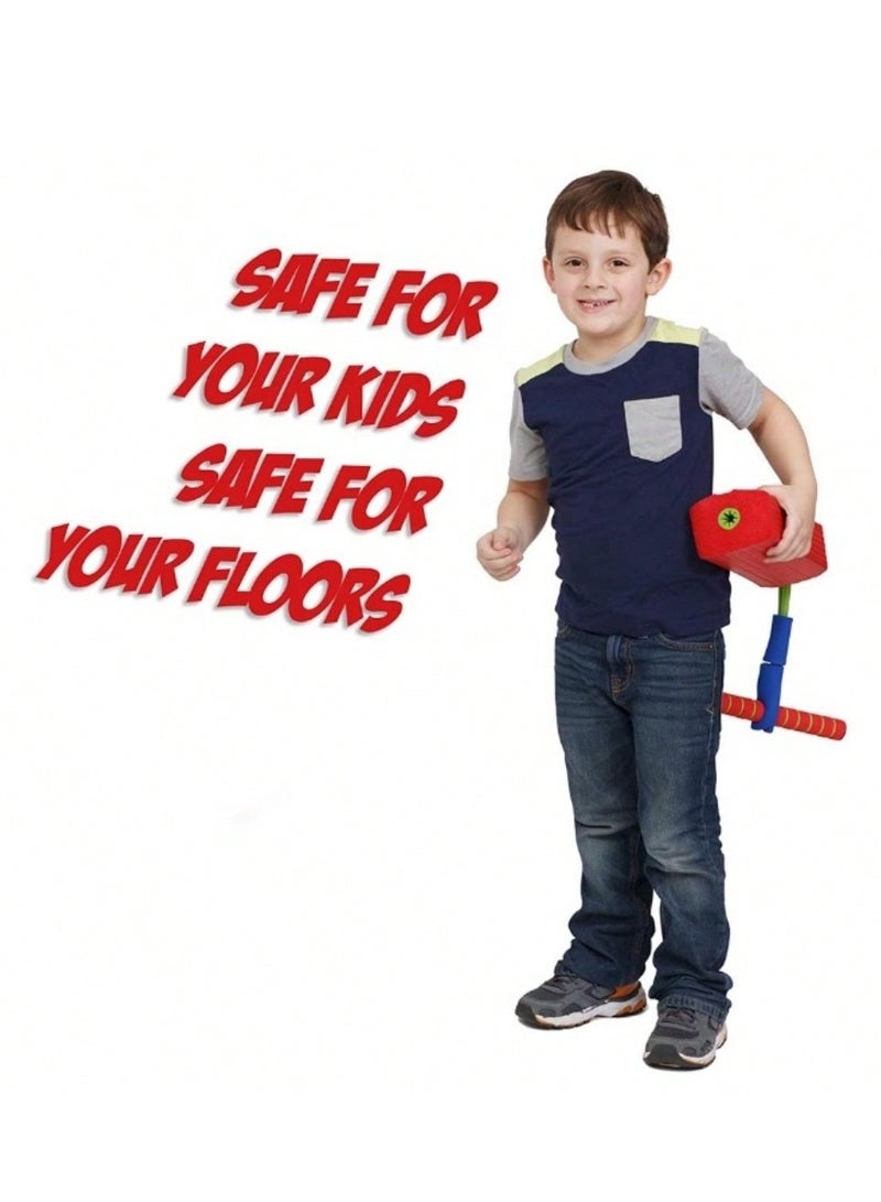 Foam Pogo Jumper for Kids – Fun & Safe Jumping Toy with Squeaky Sound, Enhances Balance & Coordination, Soft Foam Base for Indoor & Outdoor Play, Ideal for Fitness, Sensory Training & Active Fun, Perfect Gift for Birthdays, Christmas & Holidays (Ages 3+)