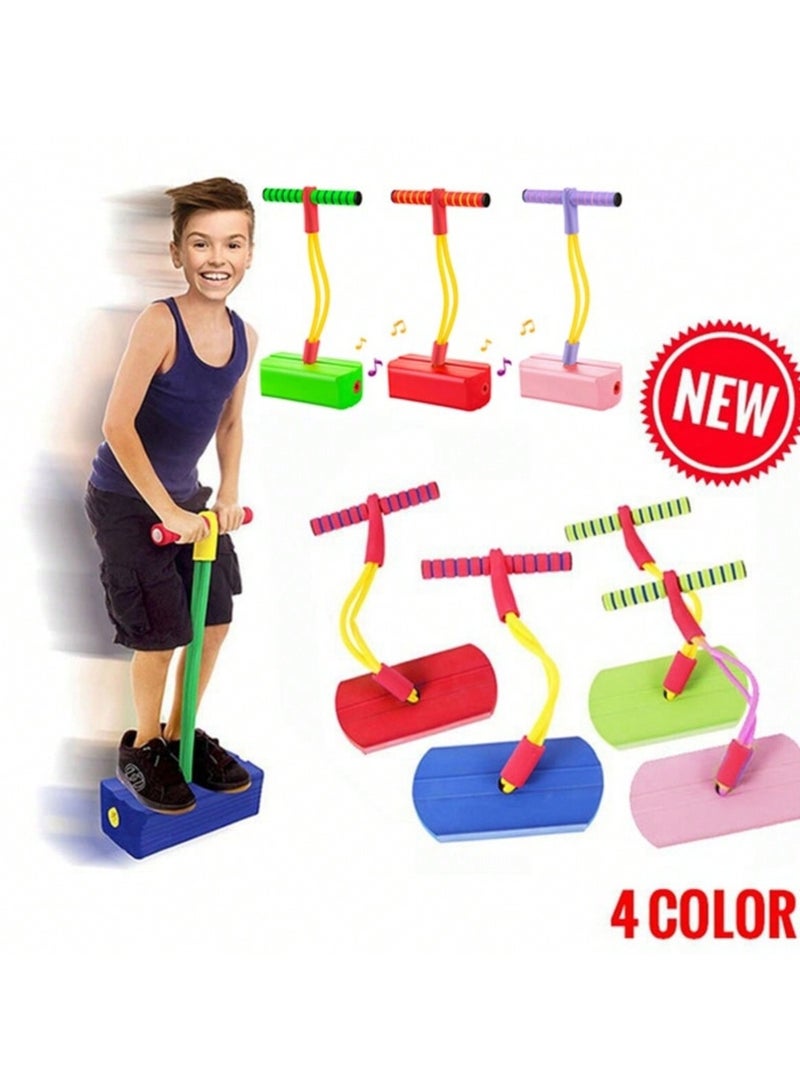 Foam Pogo Jumper for Kids – Fun & Safe Jumping Toy with Squeaky Sound, Enhances Balance & Coordination, Soft Foam Base for Indoor & Outdoor Play, Ideal for Fitness, Sensory Training & Active Fun, Perfect Gift for Birthdays, Christmas & Holidays (Ages 3+)