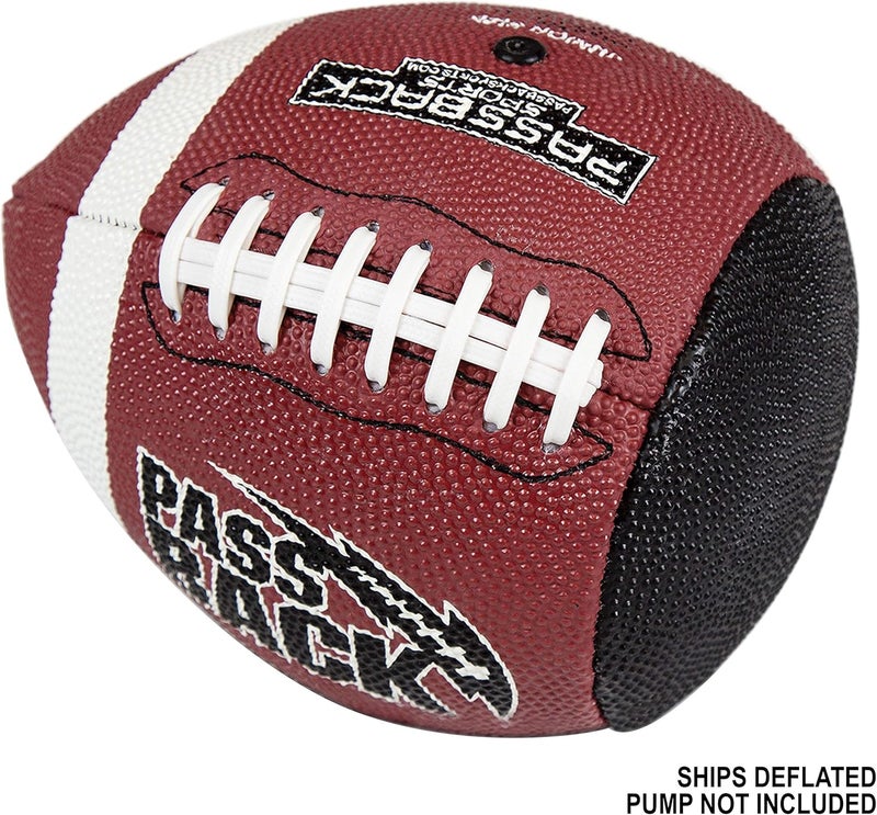 Passback Junior Rubber Football, Ages 9-13, Youth Training Football, (Ships Deflated) - Image 4