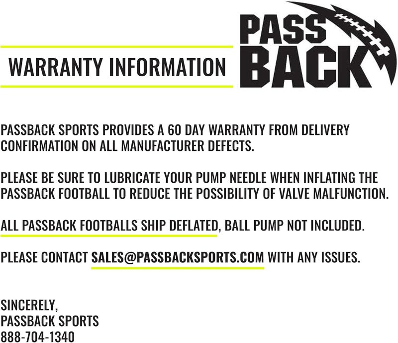 Passback Junior Rubber Football, Ages 9-13, Youth Training Football, (Ships Deflated) - Image 3