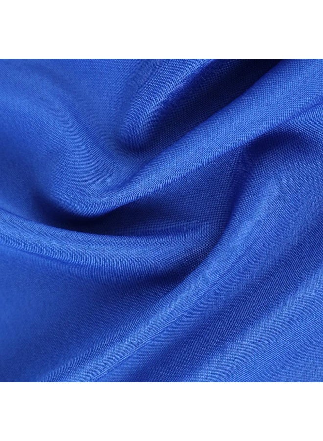 Collapsible Backdrop Photo Booth Background Polyester Cotton Backdrop for YouTube Video Recording Photography Video Television Screen Birthday Wedding Party (3.3x6.6ft Blue) - Image 4
