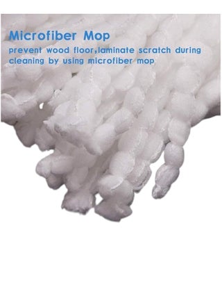 Replacement Spin Mop Head, Pack of 3 Microfiber Round Mop Heads, Replacement Spin Mop Heads - view 2