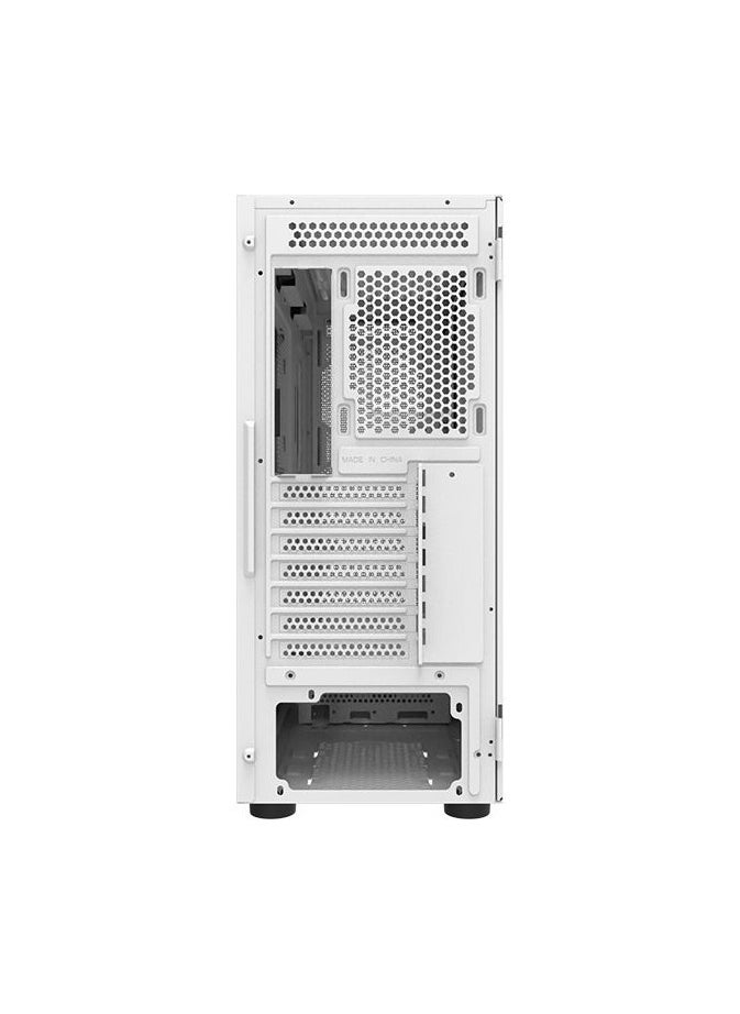 DarkFlash - DarkFlash DK431 Mesh ATX Gaming PC Case, 4x Pre-Installed ARGB Fans, Tempered Glass Left Panel, Up to 360mm Radiator & 12x Fans Support, SPCC + Tempered Glass with Mesh Panels, White - Image 1