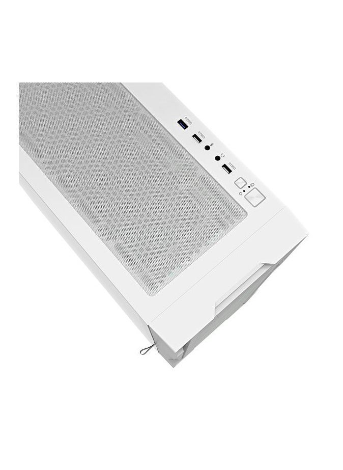 DarkFlash - DarkFlash DK431 Mesh ATX Gaming PC Case, 4x Pre-Installed ARGB Fans, Tempered Glass Left Panel, Up to 360mm Radiator & 12x Fans Support, SPCC + Tempered Glass with Mesh Panels, White - Image 1