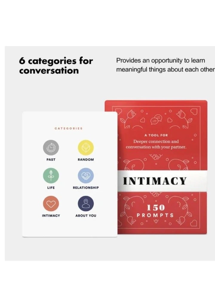 Couples Game Deck by BestSelf - 150 Engaging Conversation Starters For Couples to Strengthen Their Relationship Trust & Openness - Best Couples Gifts and Couple Game - Image 5