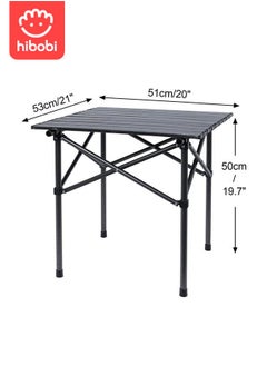 hibobi Folding Camping Table Portable Picnic Table for Outdoor Camping Picnic 53*51*50cm  - Image 5
