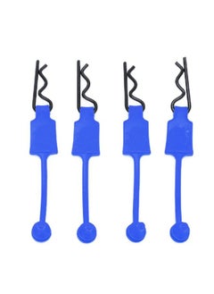 Dilwe 4Pcs 1/10 Rc Car Shell Bolt Rc Car Shell Bolt Clip Model Car Body Clips Pins Compatible With Arrma Axial Scx10 Redcat Gen8 Rc Car(Dark Blue)  - Image 2