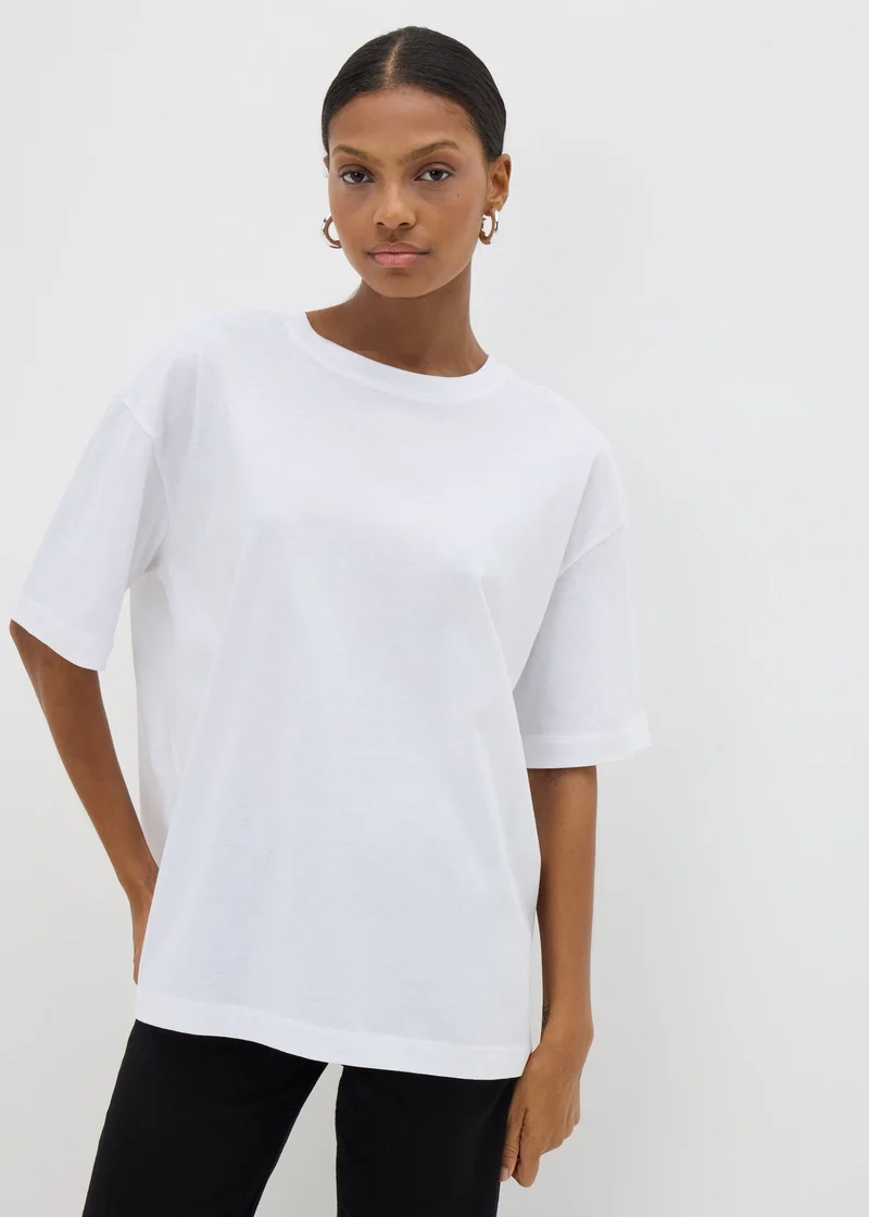 Matalan Cream Oversized T-Shirt