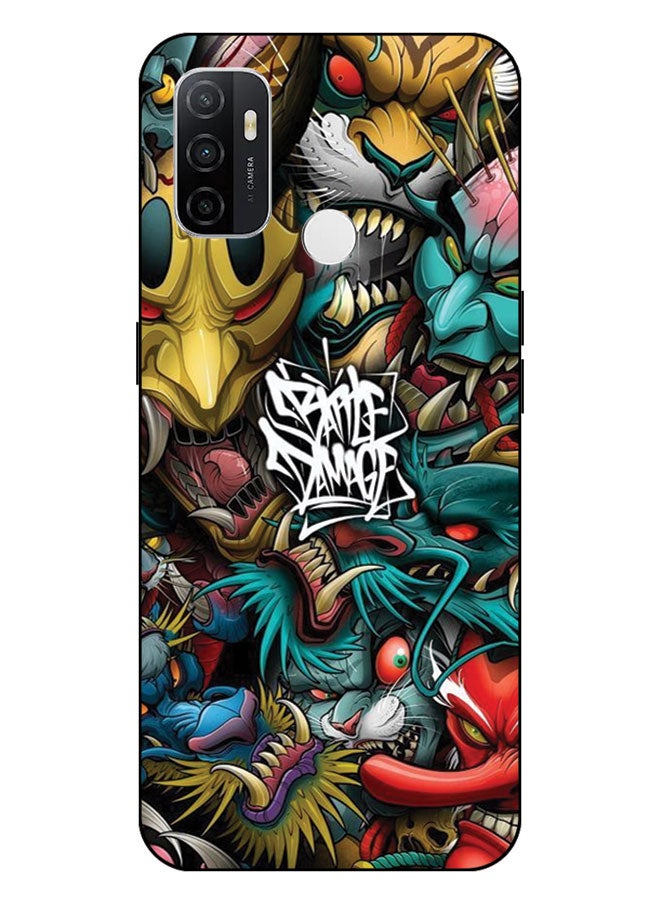 EYE CATCH Printed Protective Case Cover For Oppo A11s  -  Battle Damage - Image 1