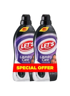 LET'S CLEAN Liquid Detergent of Dark Clothes 1Lx2 Black 