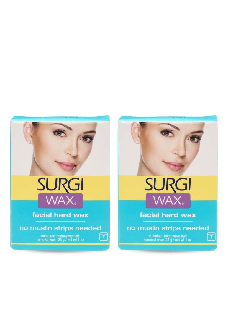 Surgi Surgi Microwave Facial Hard Hair Removal Wax 1 Oz, 2 Pack - Image 1