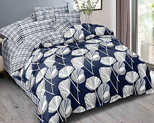 Laying Style غطاء لحاف مزدوج مطبوع من مايكروفايبر ناعم بتصميم لايينغ ستايل™ 90" × 100" بوصة متعدد الألوان - Image 2