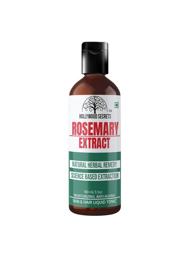 Hollywood Secrets Pure 85% Rosemary Liquid Botanical Extract | Moisturizing | Hair Growth | Anti-Ageing |100Ml - Image 1