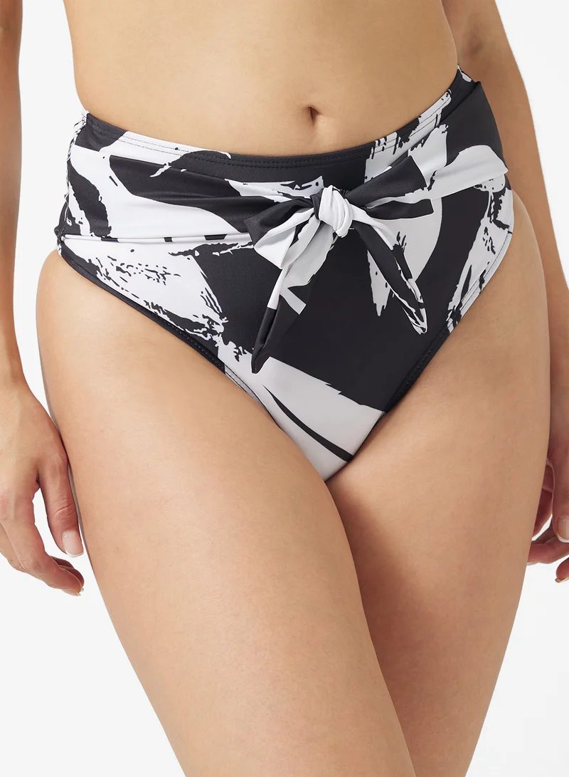 Ginger 3 Pc Bikini Set With Floral Printed Robe