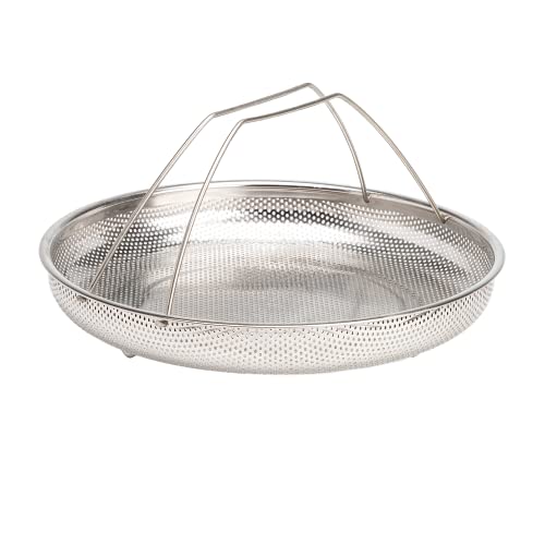 Goodful All-In-One Pan Steamer Basket, Premium Stainless Steel Construction, Dishwasher Safe, Perfect for Steaming Vegetables, Full Handle for Easy Use - Image 1