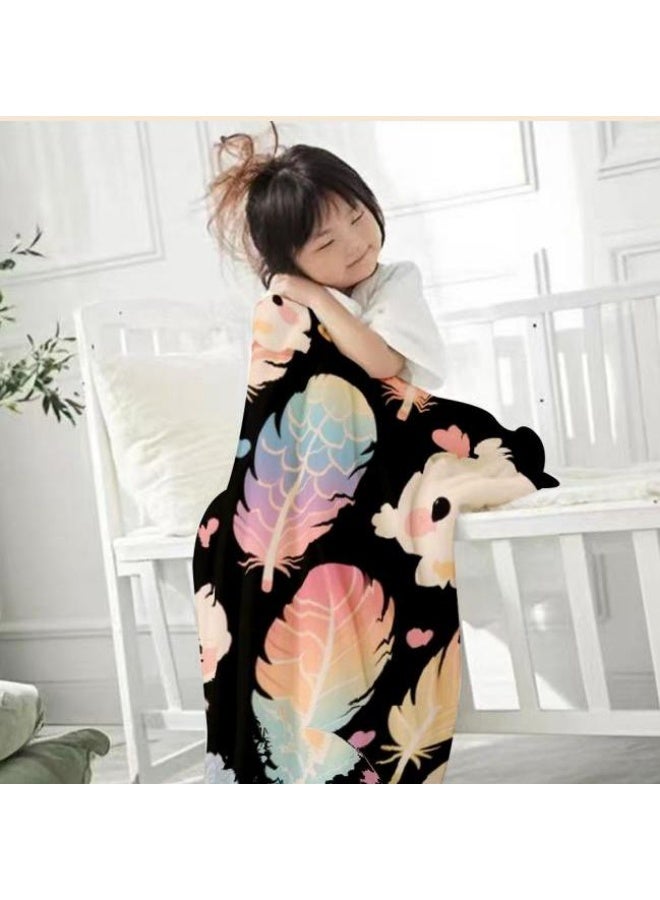 عام بطانية رقيقة من الفانيلا الكرتونية للأطفال والرضع (دافئة ومريحة، ومناسبة للنوم والألعاب) 70 سم * 100 سم - Image 3