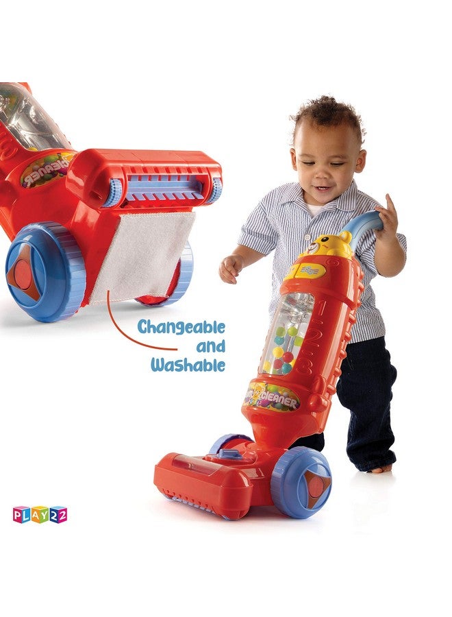 Play22 Kids Vacuum Cleaner Toy for Toddler with Lights & Sounds Effects & Ball-Popping Action - Pretend Play Toy Vacuum Cleaner for Toddler Best Gift for Boys and Girls, No Suction! Original - Image 5
