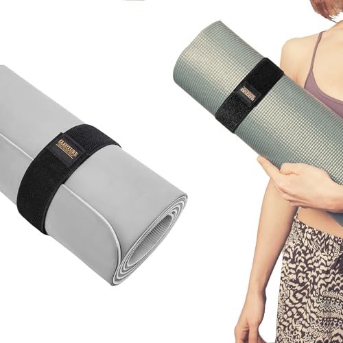 ELENTURE Adjustable Heavy-Duty Yoga Mat Strap - Elastic Bungee Wrap Organizer for Workout, Exercise, and Pilates Mat Storage - Secure and Stretchable Holder for Easy Transport - Image 1