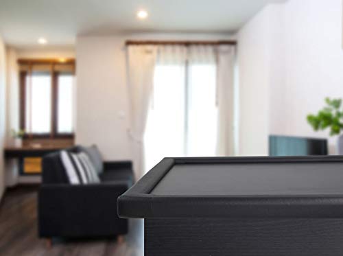 KidKusion Baby Proof Edge Cushion Protector  Made in USA  Foam Rubber Furniture and Fireplace Edge Guard Bumper  Black  12 Ft  Tape Included - Image 2