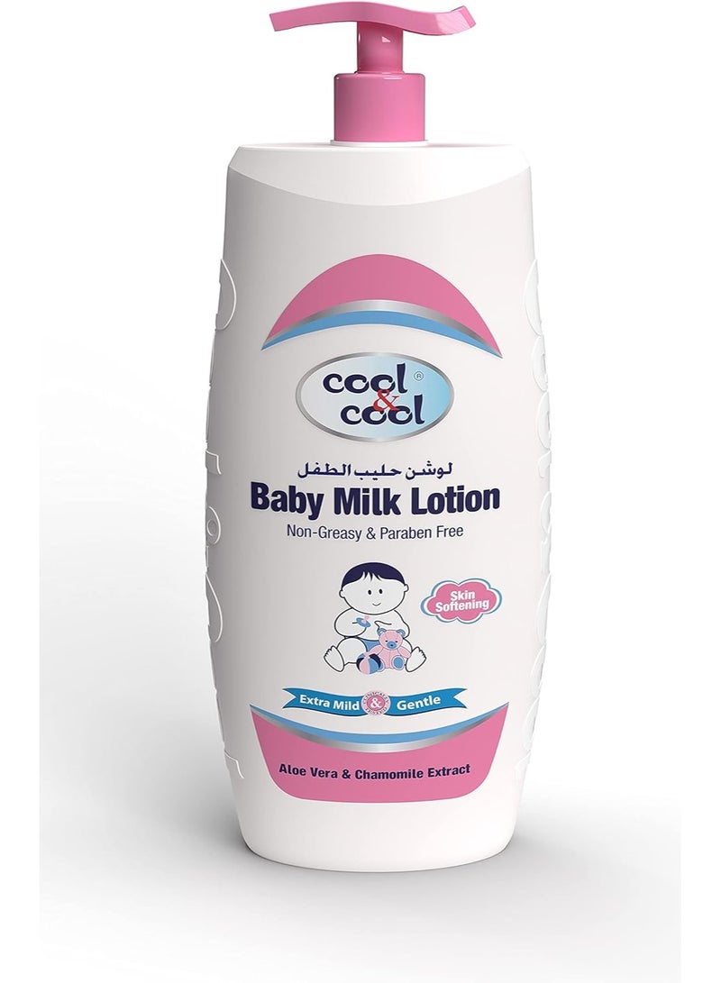 CoolCool Cool & Cool Baby Moisturizing Milk Cream - 500ml, by Cool & Cool - Image 1